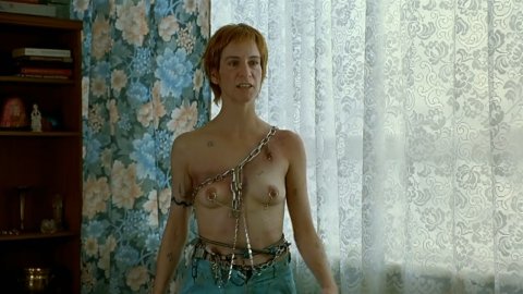 Saskia Reeves, Amanda Plummer - Full Frontal in Butterfly Kiss (1995)